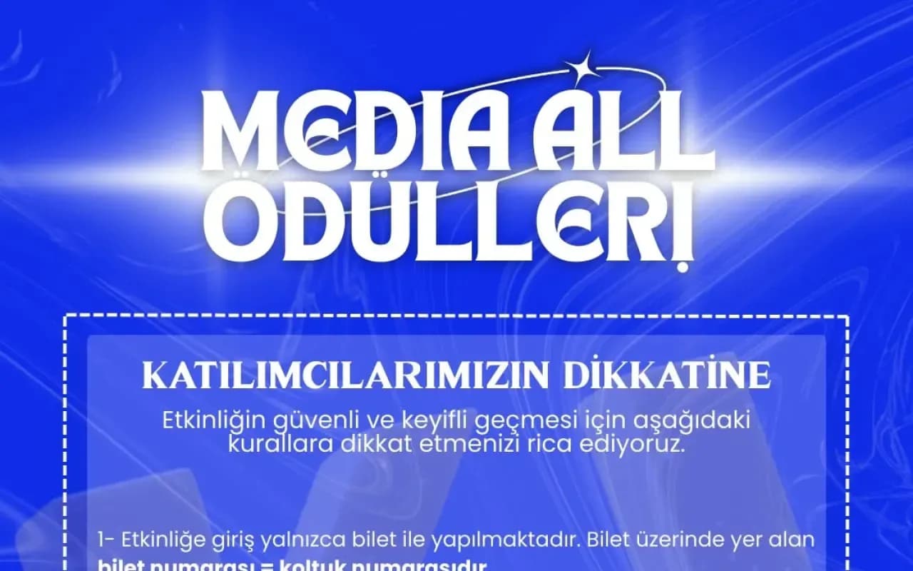 KHAS İletişim Fakültesi Media All Ödülleri Töreni Başlıyor